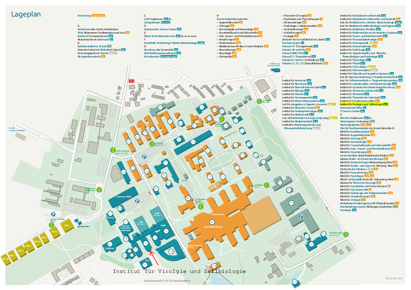 map of the university campus